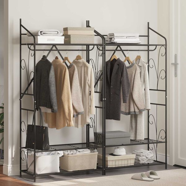 vidaXL Open Kledingkast Effen 2 pcs 78 x 36 x 158 cm