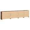 vidaXL LED Sideboard Oudhout 283 x 37 x 67 cm Bewerkt hout