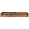 vidaXL Bedframe met hoofdeinde Oud Hout 100 x 200 cm Bewerkt hout