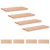 vidaXL Trapmatten 8 st Naturel 70 x 25 x 2 cm Massief beukenhout