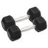 vidaXL Halters 2 st 6 kg totaal gietijzer