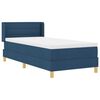 vidaXL Boxspringbed met matras Blauw 190 x 90 cm Polyester