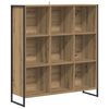 vidaXL Boekenkast 99,5 x 30 x 108,5 cm Bewerkt hout Ambachtelijk eiken