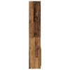 vidaXL Hoge kast 63x33x180 cm bewerkt hout oud houtkleurig