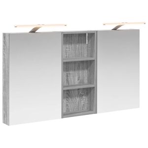 vidaXL Badkamerkastenset 3 pcs 110 x 10,5 x 60,5 cm Bewerkt hout