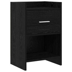 vidaXL Nachtkastjes Zwart eiken 40 x 30 x 60 cm Bewerkt hout