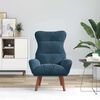 vidaXL Fauteuil Blauw 69 x 74 x 93 cm Fluweel