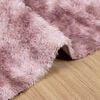 vidaXL Hoogpolig vloerkleed NAVARRA 80x150 cm polyester stoffig roze