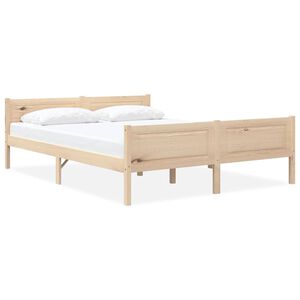 vidaXL Bedframe massief grenenhout 160x200 cm
