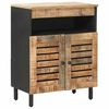 vidaXL Opslagkasten Naturel 60 x 33 x 75 cm Massief Mango Hout