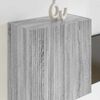vidaXL TV-wandkast Grijs Sonoma 59,5 x 31 x 60 cm Bewerkt hout