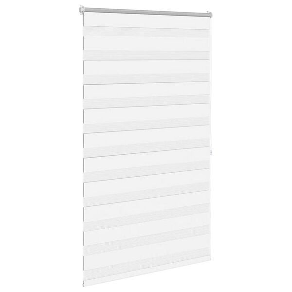 vidaXL Zebra rolgordijn 100,9 x 175 cm stofbreedte 96,7 cm wit