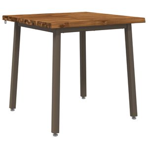 vidaXL 60 x 55 x 75 cm Massief Acaciahout Natuurlijk en Koffie