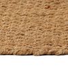 vidaXL Vloerkleed rechthoekig 200x300 cm jute naturel
