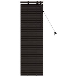 vidaXL Venetiaanse jaloezie Donkerbruin 40 x 130 cm 35 mm
