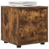 vidaXL Badkamer Kast Gerookt eiken 40,5 x 40 x 44 cm Bewerkt hout