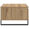 vidaXL Salontafel Artisan Eiken 55 x 55 x 36,5 cm Bewerkt hout