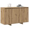 vidaXL Dressoir artisanaal eikenkleurig 120 x 41 x 75 cm Bewerkt hout