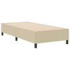 vidaXL Platform bedframe Grijs groen 100 x 200 cm Stof