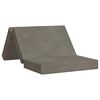 vidaXL Vouwbare Bankbed 80 x 67 x 45 cm Lichtgrijs