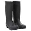 vidaXL Regenlaarzen maat 44 PVC zwart