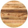 vidaXL Tafelblad rond &Oslash; 70x1,5 cm massief ruw mangohout