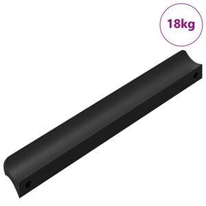 vidaXL Handvat 973 st Zwart 106 x 7,4 x 15,5 mm Aluminium