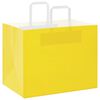 vidaXL Papieren zakken 250 st met hengsels 32x22x24 cm geel