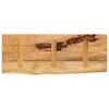 vidaXL Tafelblad met natuurlijke rand 90x40x3,8 cm massief mangohout
