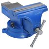 vidaXL Bankschroef 150 mm gietijzer blauw