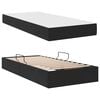 vidaXL Opbergbed met matras met matras Zwart 90 x 200 cm Fluweel