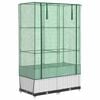vidaXL Plantenbak verhoogd met kashoes 80x40x138 cm rattanlook