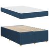 vidaXL Bedframe met matras Blauw 120 x 190 cm Stof