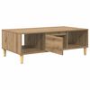 vidaXL Salontafel Artisan Eiken 103,5 x 60 x 35 cm Bewerkt hout