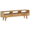 vidaXL Tv-meubel 140x30x41 cm massief mangohout