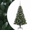 vidaXL Kunstkerstboom met Ballen 120 cm 150 LED's Warmwit