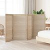 vidaXL Kastdeur 4 pcs Naturel 140.5 x 2 x 59.5 cm Massief grenenhout
