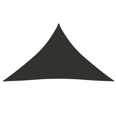 vidaXL Zonnescherm driehoekig 5x5x6 m oxford stof antracietkleurig