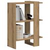 vidaXL Boekenkast Artisan Eiken 52 x 25 x 71,5 cm Bewerkt hout