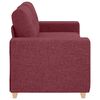 vidaXL Loveseat Bank Wijnrood 140 cm Stof