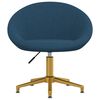 vidaXL Eetkamerstoelen 4 st fluweel blauw