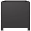vidaXL Plantenbak 50x50x50 cm staal zwart