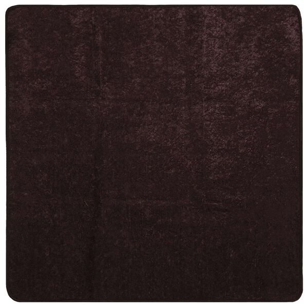 vidaXL Vloerkleedloper MARSA Antraciet 100 x 100 cm Polyester en PVC