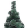 vidaXL Artificial Pre-lit Kerstboom met Ballenset Groen 120 cm PET
