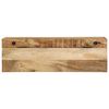 vidaXL Kapstok met plank Bruin 73 x 19 x 23 cm Massief mangohout
