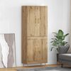 vidaXL Highboard Artisan Eiken 69,5 x 34 x 180 cm Bewerkt hout