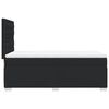vidaXL Boxspring met matras kunstleer zwart Single