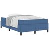 vidaXL Bedframe met matras Blauw 120 x 200 cm Stof