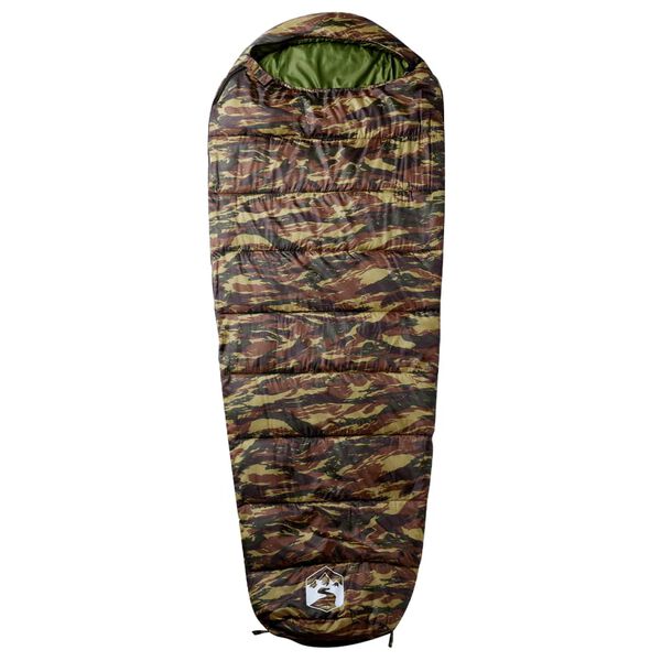 vidaXL Slaapzak mummie voor volwassenen camping 3 seizoenen