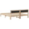 vidaXL Bedframe Bruin en donkergrijs 180 x 200 cm Massief grenenhout